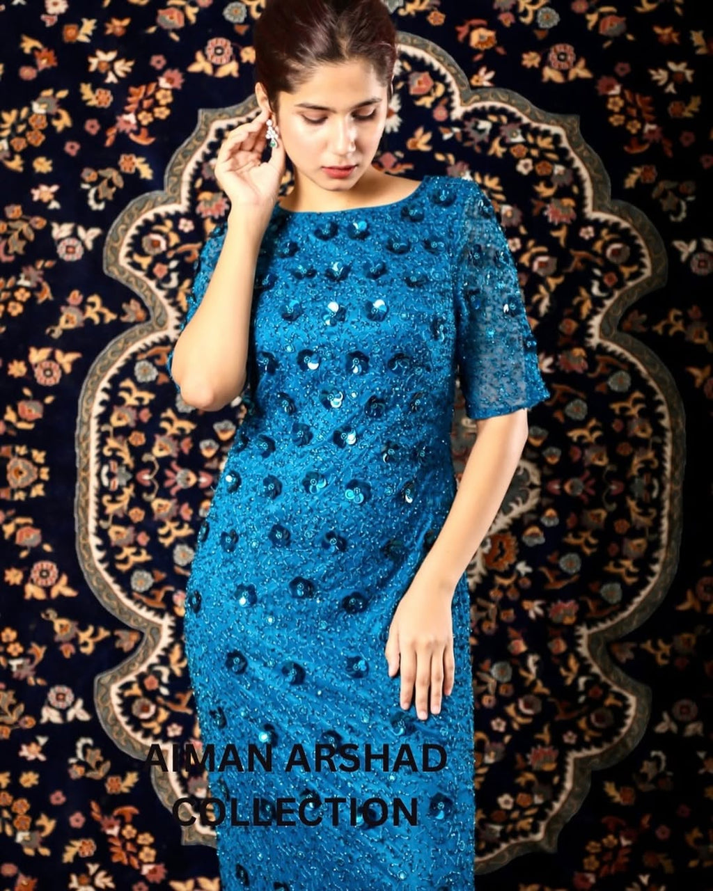 Midnight Column Gown
