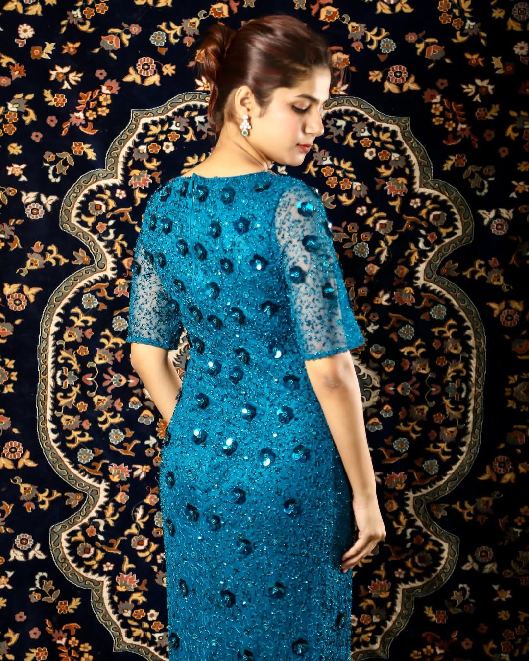 Midnight Column Gown