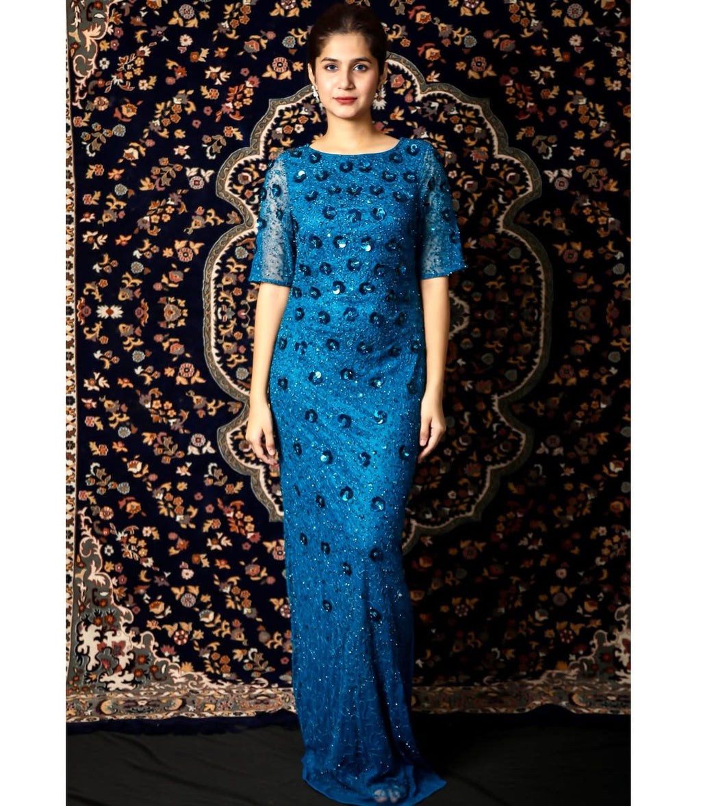 Midnight Column Gown