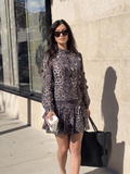 The Sahara Mock-Neck Leopard Co-ord