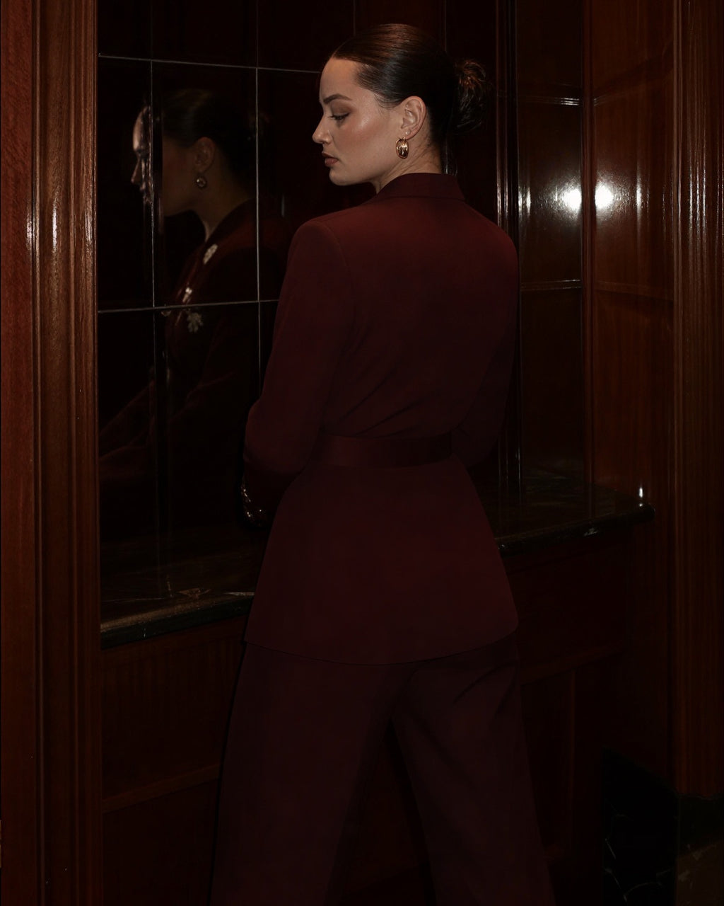 Crimson Heritage Embellished Suit
